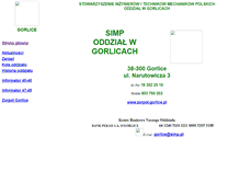 Tablet Screenshot of gorlice.simp.pl